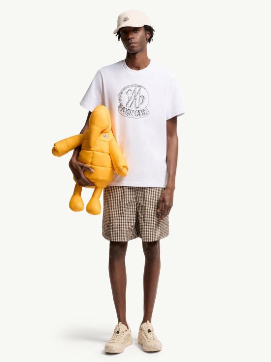 26SS 몽클레어 반팔 티셔츠 L10918C0003589AUG 00A White - MONCLER