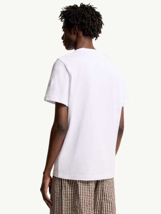 26SS 몽클레어 반팔 티셔츠 L10918C0003589AUG 00A White - MONCLER