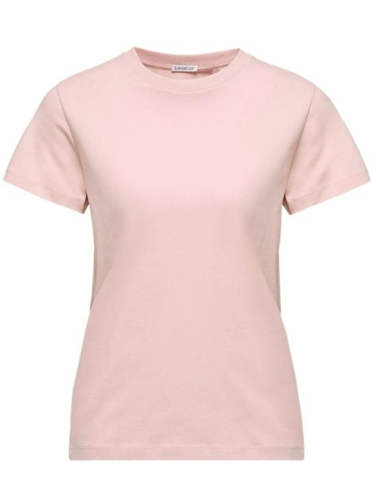 26SS 몽클레어 반팔 티셔츠 L10938C0002989AUO 51E Pink