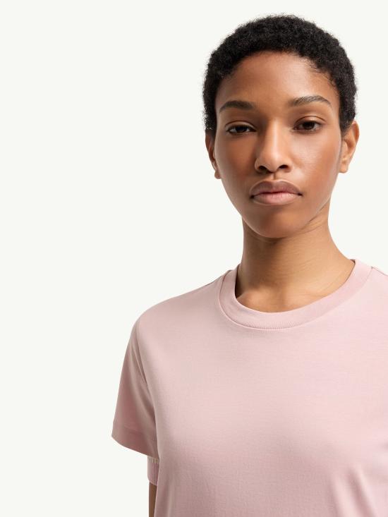 26SS 몽클레어 반팔 티셔츠 L10938C0002989AUO 51E Pink - MONCLER