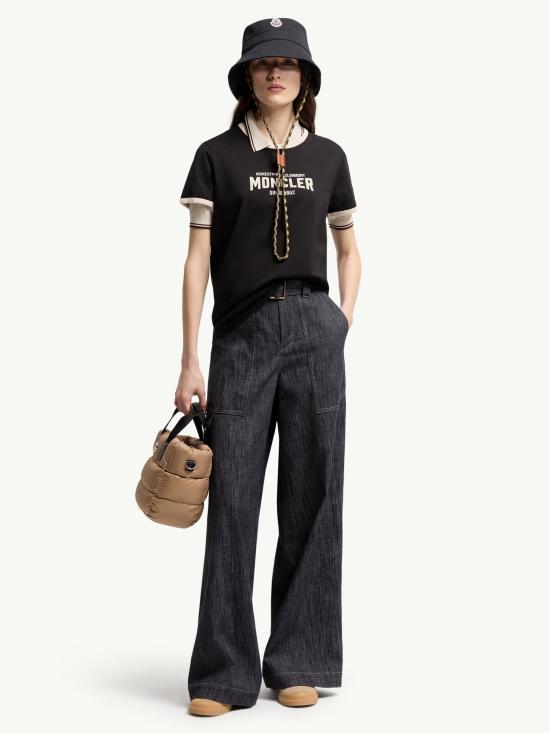 26SS 몽클레어 반팔 티셔츠 L10938C0003189AUO P90 Black - MONCLER