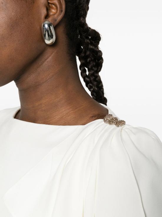 26SS 알레산드라리치 미디 원피스 FABX4265 F46920822 White - ALESSANDRA RICH