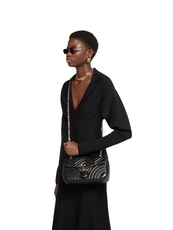 26SS 구찌 숄더백 837267AAE38 1000 Black - GUCCI