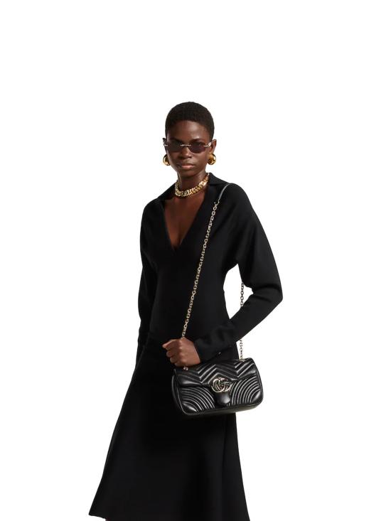 26SS 구찌 숄더백 837267AAE38 1000 Black - GUCCI