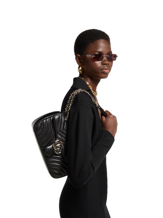 26SS 구찌 숄더백 837267AAE38 1000 Black - GUCCI