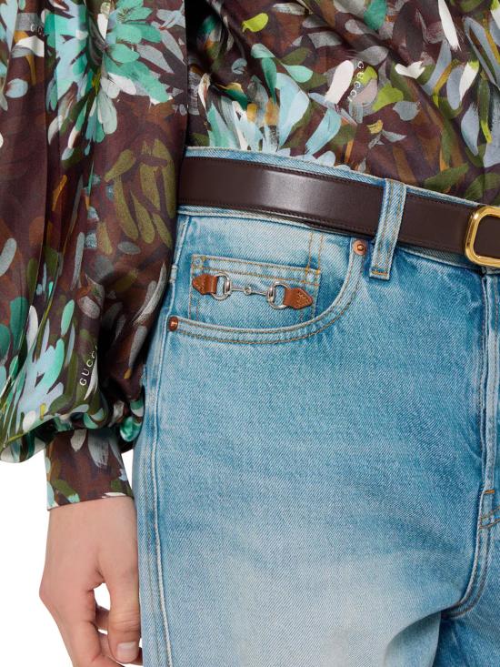 26SS 구찌 데님 팬츠 852212XDDDA 4011 Blue - GUCCI