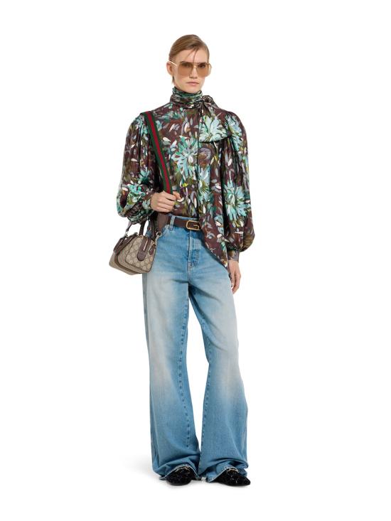 26SS 구찌 데님 팬츠 852212XDDDA 4011 Blue - GUCCI