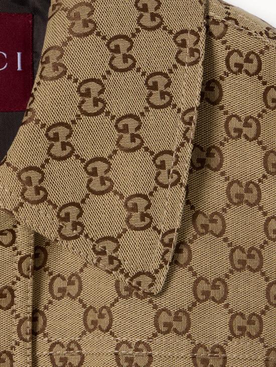 26SS 구찌 GG 캔버스 봄버 재킷 842660ZAF4S 2580 Beige - GUCCI