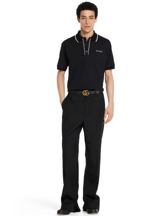 26SS 구찌 폴로 티셔츠 806250XJHHO 1043 Black - GUCCI