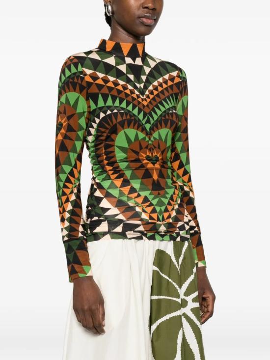 26SS 팜 리오 블라우스 35113326059 Green - FARM RIO