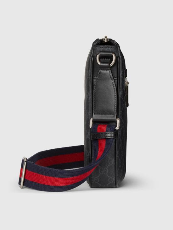 26SS 구찌 GG 수프림 크로스백 792082FADJA 1042 Black - GUCCI