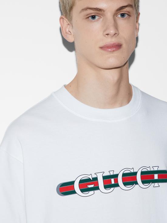 26SS 구찌 반팔 티셔츠 784361XJGKB 9074 White - GUCCI