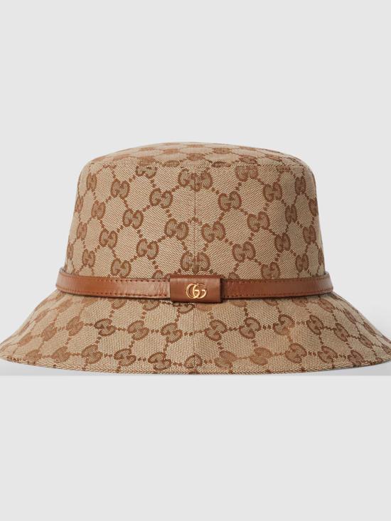 26SS 구찌 GG 캔버스 버킷 모자 8477393HBFY 9765 Beige - GUCCI