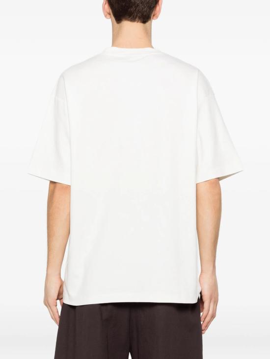 26SS 드롤드무슈 반팔 티셔츠 KTS297CO002 OW White - DROLE DE MONSIEUR