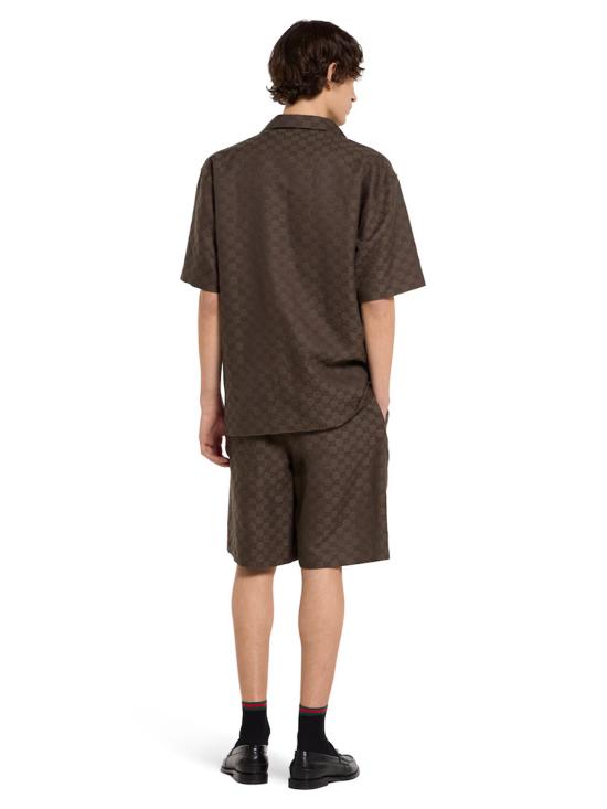 26SS 구찌 숏팬츠 810782ZAM7G 2063 Brown - GUCCI