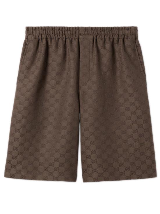 26SS 구찌 숏팬츠 810782ZAM7G 2063 Brown