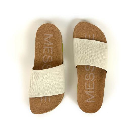  Message 뮬/슬리퍼 메시지 멀렌 클래식 슬라이드 샌들 크렘 브륄레 - OTHER BRANDS