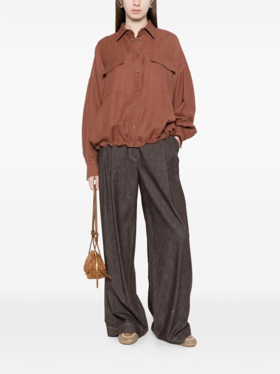 26SS 브루넬로 쿠치넬리 셔츠 MH126NE416 C4182 Red - BRUNELLO CUCINELLI