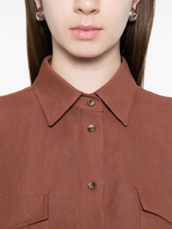 26SS 브루넬로 쿠치넬리 셔츠 MH126NE416 C4182 Red - BRUNELLO CUCINELLI