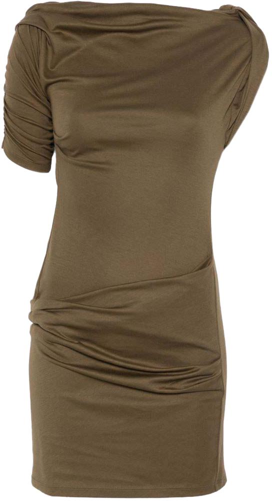 26SS 자크뮈스 미디 원피스 DRW00143AJ00260580 BROWN