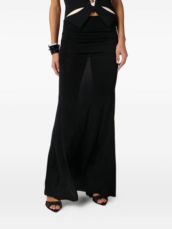 26SS 엘리자베타프랜치 미디 스커트 GO16263E2 110 NERO - ELISABETTA FRANCHI
