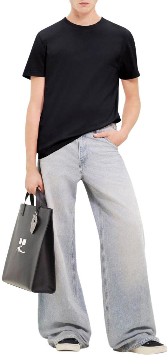 26SS 쿠레쥬 탑 124JTS008JS01079999 BLACK - COURREGES