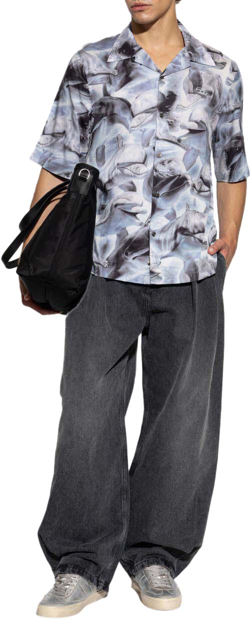 26SS 디젤 반팔 셔츠 A201500EPCG9ECA DIVERS - DIESEL