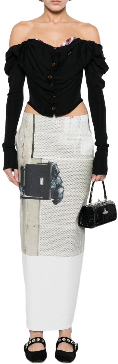 26SS 비비안웨스트우드 긴팔 티셔츠 1803007DY001AN402 BLACK - VIVIENNE WESTWOOD