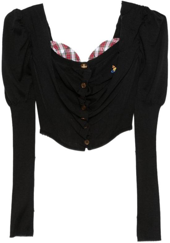 26SS 비비안웨스트우드 긴팔 티셔츠 1803007DY001AN402 BLACK