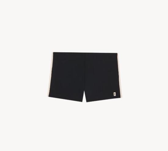 26SS 생로랑 스윔팬츠 858311Y38CB 1004 NOIR ECRU
