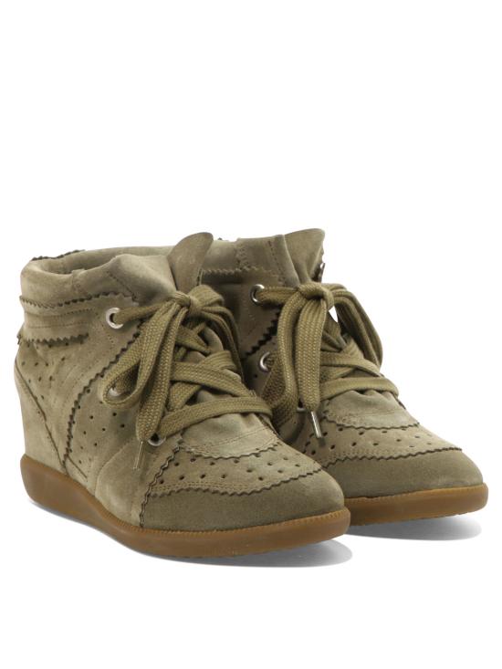26SS 이자벨마랑 BOBBY 바비 스니커즈 23PBK0011FAA1E20S50TA Brown - ISABEL MARANT