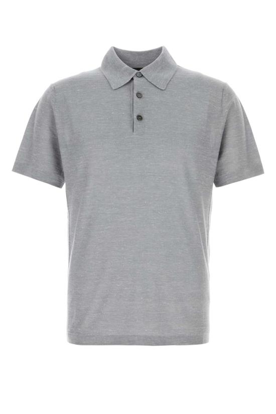 26SS 브리오니 폴로 티셔츠 UMR20OPDK14 1700 Grey