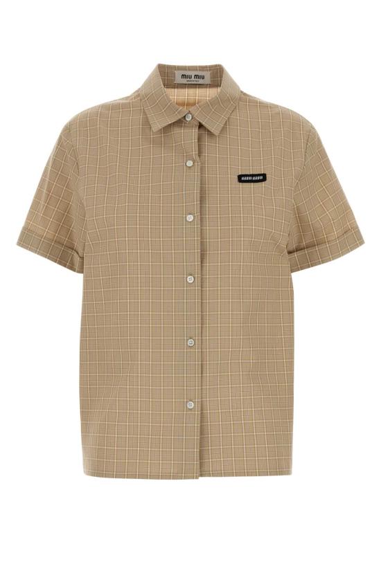 26SS 미우미우 셔츠 MK1933SOOO183A F0627 Checked