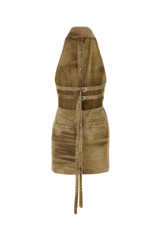 26SS 블루마린 미디 원피스 2J238A D8265 Beige o Tan - BLUMARINE