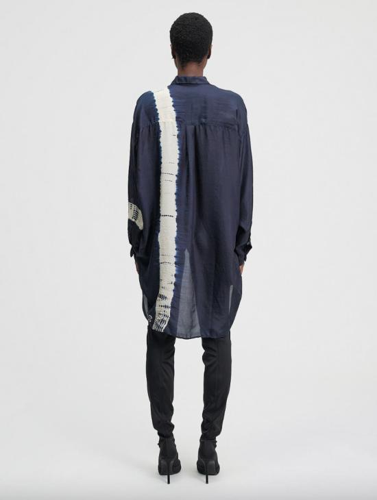  메드모아젤 블라우스 Mes Demoiselles Lidy 셔츠 블랙/화이트 - MES DEMOISELLES