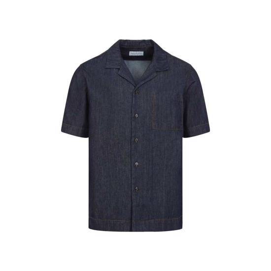  드리스 반 노튼 폴로 티셔츠 Dries Van Noten 칼톤 셔츠 인디고 - DRIES VAN NOTEN