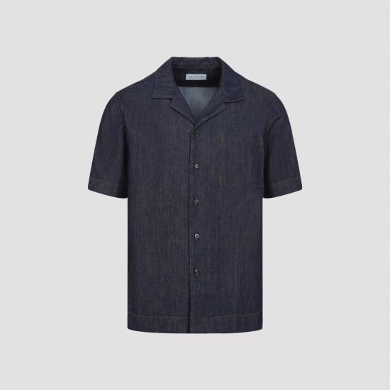  드리스 반 노튼 폴로 티셔츠 Dries Van Noten 칼톤 셔츠 인디고