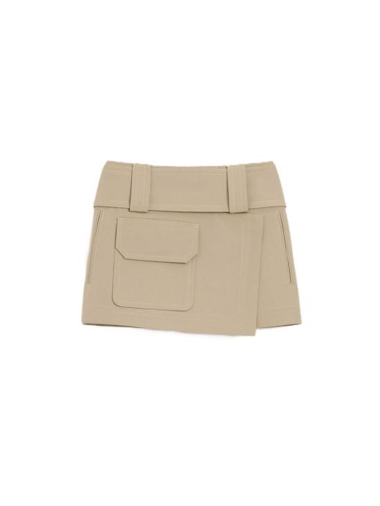 26SS 아미 숏 스커트 FSK461 C00212A036 Beige