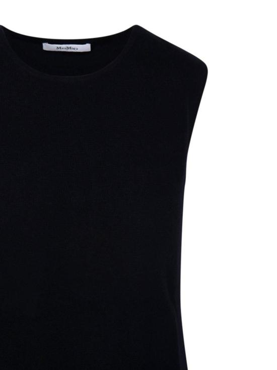  막스마라 블라우스 막스 마라 크루넥 민소매 탑 - MAX MARA