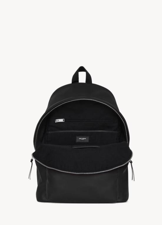 26SS 생로랑 CITY 시티 클래식 로고 백팩 534967AAE8M 1000 NOIR - SAINT LAURENT