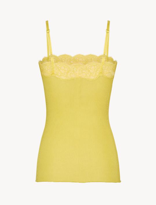 26SS 생로랑 민소매 티셔츠 859373Y37SM 3530 CHARTREUSE - SAINT LAURENT