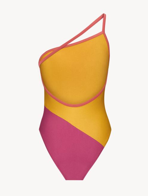 26SS 생로랑 원피스 수영복 854778Y37WN 7128 CURRY FRAMBOISE CORA - SAINT LAURENT