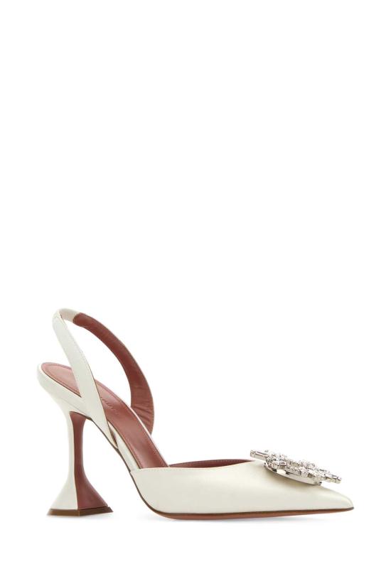 26SS 아미나 무아디 힐/펌프스 BEGUMSLING95 IVORY White - AMINA MUADDI