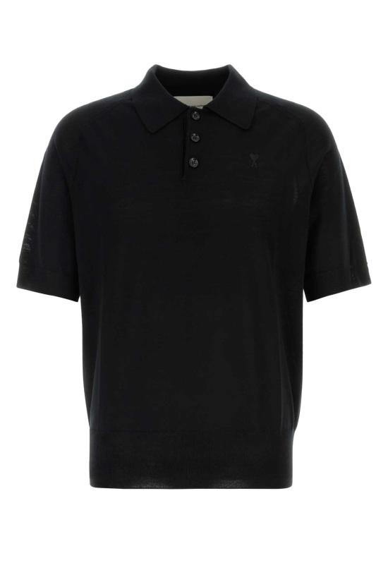 26SS 아미 폴로 티셔츠 HPL438KN0039 0180 Black