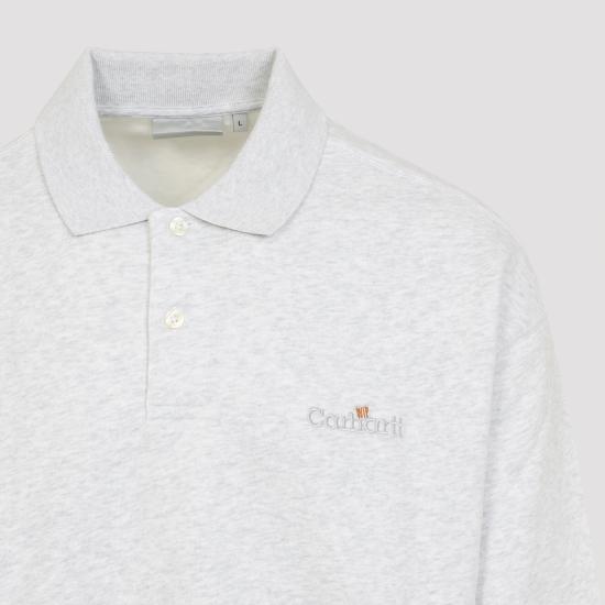 26SS 칼하트 WIP 라벨 폴로 스웨트셔츠 I036349482XX03 ASH HEATHER - CARHARTT WIP