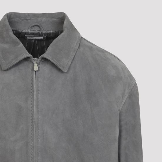 26SS 브루넬로 쿠치넬리 컨트리 스웨이드 블루종 MPCAO2071 CYH75 GRIGIO - BRUNELLO CUCINELLI