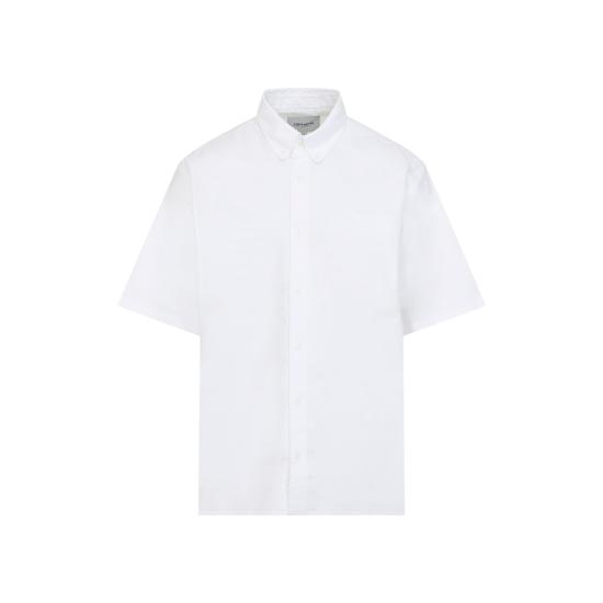 26SS 칼하트 WIP 숏슬리브 브랙스턴 셔츠 I0314540MGXX03 WHITE WHITE - CARHARTT WIP