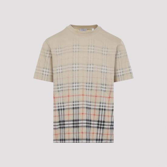 26SS 버버리 반팔 티셔츠 8119022 B9368 SAND IP CHECK - BURBERRY