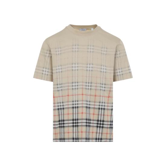 26SS 버버리 반팔 티셔츠 8119022 B9368 SAND IP CHECK - BURBERRY