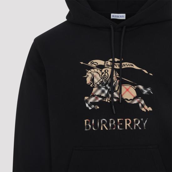 26SS 버버리 후드 티셔츠 8119021 A1189 BLACK - BURBERRY